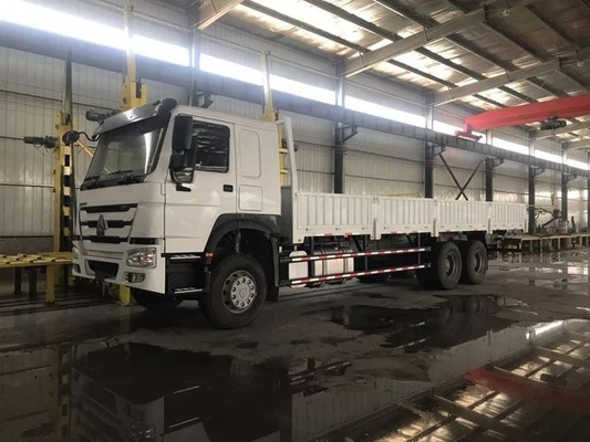 सफेद SINOTRUK HOWO 6X4 हैवी कार्गो ट्रक यूरो II उत्सर्जन मानक