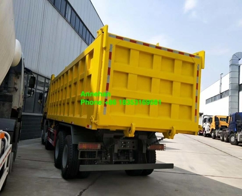 8x4 12 पहियों हैवी ड्यूटी डंप ट्रक 50T 30M3 Sinotruk Howo 7 ट्रक