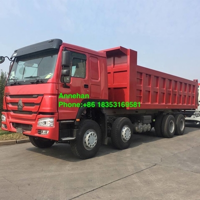 8x4 12 पहियों हैवी ड्यूटी डंप ट्रक 50T 30M3 Sinotruk Howo 7 ट्रक
