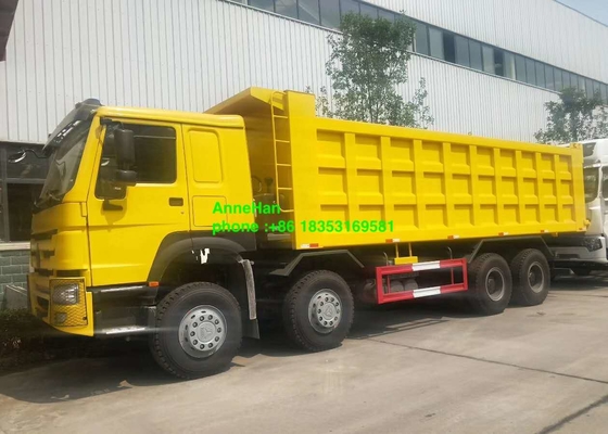 8x4 12 पहियों हैवी ड्यूटी डंप ट्रक 50T 30M3 Sinotruk Howo 7 ट्रक