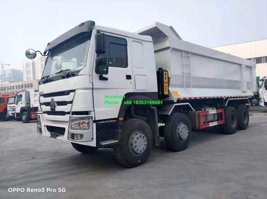 8x4 12 पहियों हैवी ड्यूटी डंप ट्रक 50T 30M3 Sinotruk Howo 7 ट्रक