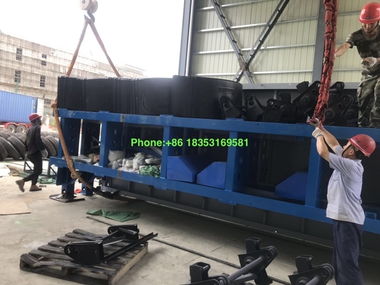 CINc 3 धुरों का SINOTRUK 30T 40FT कंटेनर सेमी ट्रेलर