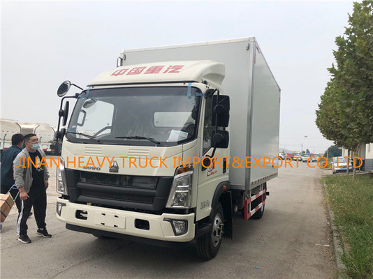 SINOTRUK HOWO 4x2 लाइट ड्यूटी वाणिज्यिक ट्रक इलेक्ट्रिक कार्गो