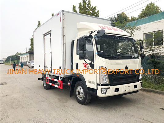 SINOTRUK HOWO 4x2 लाइट ड्यूटी वाणिज्यिक ट्रक इलेक्ट्रिक कार्गो