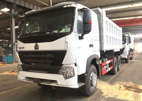 Sinotruk HOWO A7 6x4 371hp सफेद डंप ट्रक टिपर ट्रक कार्गो ट्रक