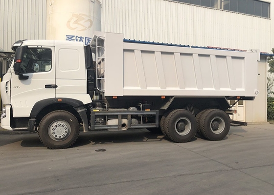 Sinotruk HOWO A7 6x4 371hp सफेद डंप ट्रक टिपर ट्रक कार्गो ट्रक