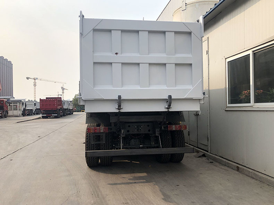 Sinotruk HOWO A7 6x4 371hp सफेद डंप ट्रक टिपर ट्रक कार्गो ट्रक
