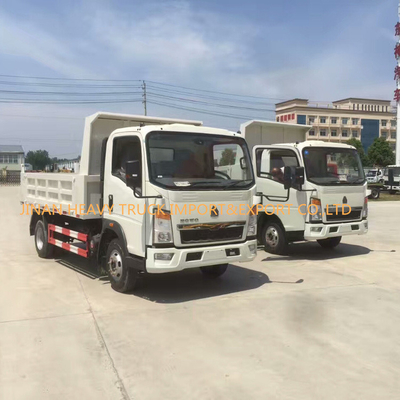 5T स्मॉल लाइट ड्यूटी कमर्शियल ट्रक्स 4x2 सिनो होवो डंप ट्रक