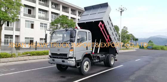 5 टन HOWO 4x2 डंप ट्रक छोटे चीन डंप ट्रक ZZ3158E3414C1