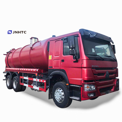 HOWO 336ps 16cbm सीवेज सक्शन ट्रक डीजल यूरो 2 10 व्हील्स 6x4