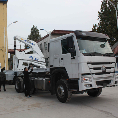 XCMG 28Mpa 37ton 20ft 40ft शिपिंग साइड बूम लिफ्टर फोल्डिंग बूम कंटेनर क्रेन
