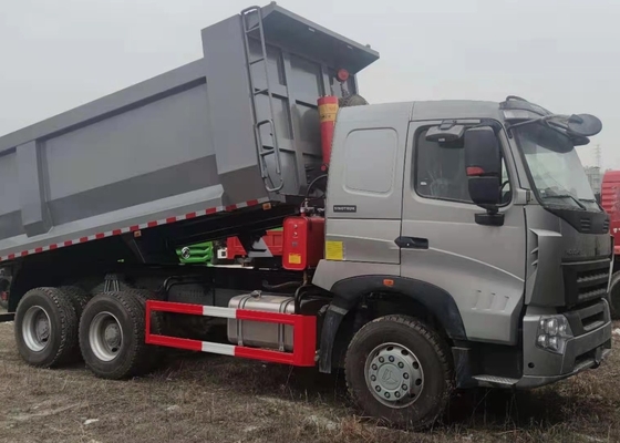 Howo 6x4 A7 टपर ट्रक 3 एक्सल डंप ट्रक टपर ट्रक 60 टन डंप ट्रक