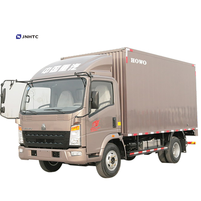 SINOTRUK HOWO डिलीवरी वैन कार्गो बॉक्स ट्रक लाइट ड्यूटी 4x2