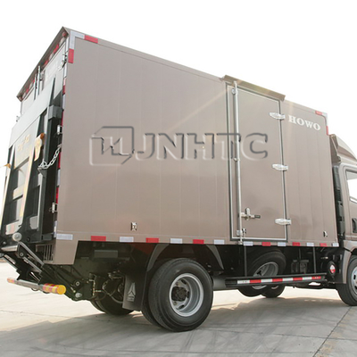 SINOTRUK HOWO डिलीवरी वैन कार्गो बॉक्स ट्रक लाइट ड्यूटी 4x2