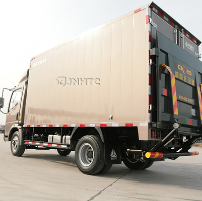 SINOTRUK HOWO डिलीवरी वैन कार्गो बॉक्स ट्रक लाइट ड्यूटी 4x2