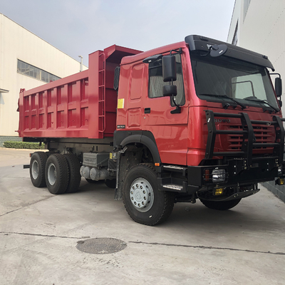 4 10 पहियों SINOTRUK HOWO डंप टिपर ट्रक यूरो 2 6x4