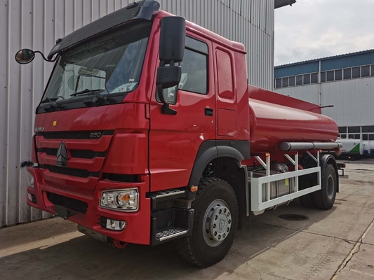 सिनोट्रुक एलएचडी तेल ईंधन टैंकर ट्रक 400L 20cbm 371HP