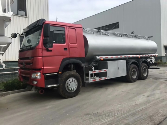 सिनोट्रुक एलएचडी तेल ईंधन टैंकर ट्रक 400L 20cbm 371HP