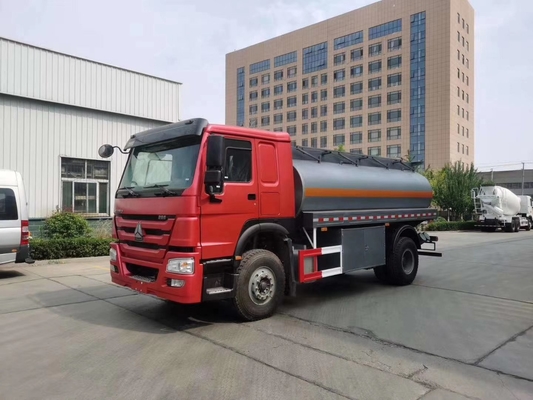 सिनोट्रुक एलएचडी तेल ईंधन टैंकर ट्रक 400L 20cbm 371HP