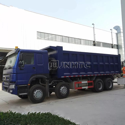 SINOTRUK HOWO 12 व्हीलर हैवी ड्यूटी डंप ट्रक सेल्फ लोडिंग 8x4 3cbm 371hp
