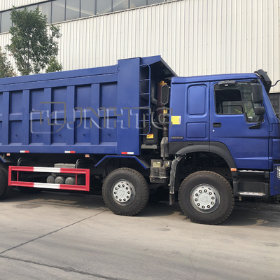 SINOTRUK HOWO 12 व्हीलर हैवी ड्यूटी डंप ट्रक सेल्फ लोडिंग 8x4 3cbm 371hp