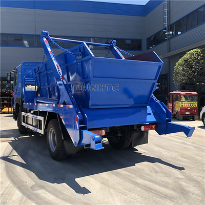 HOWO 6x4 12cbm 15cbm हाइड्रोलिक स्विंग आर्म कचरा ट्रक यूरो 2 यूरो 3 कंटेनर कचरा बिन