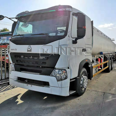 Sinotruk HOWO A7 371hp तेल ईंधन टैंक ट्रक यूरो 2 यूरो 3 25000L 6x4