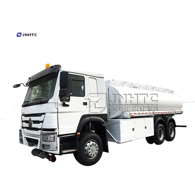 Sinotruk HOWO 371hp तेल ईंधन टैंकर ट्रेलर यूरो 2 यूरो 3 25000L 6x4