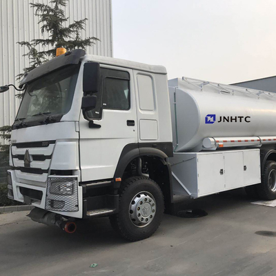 Sinotruk HOWO 371hp तेल ईंधन टैंकर ट्रेलर यूरो 2 यूरो 3 25000L 6x4