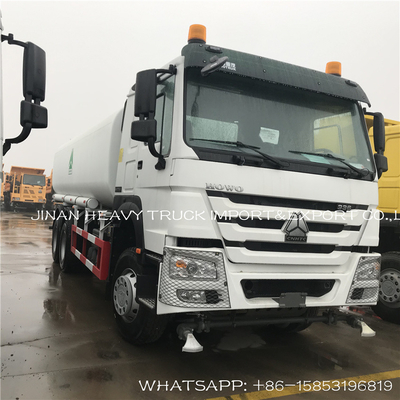 Sinotruk Howo 25cbm 25000 लीटर वाटर टैंक ट्रक वाटर स्प्रिंकलर ट्रक