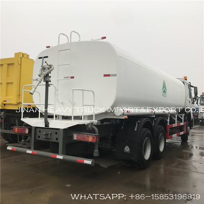 Sinotruk Howo 25cbm 25000 लीटर वाटर टैंक ट्रक वाटर स्प्रिंकलर ट्रक