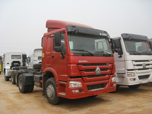 HOWO 4x2 ड्राइव प्राइम मूवर ट्रक 6 व्हीलर 290HP 336HP टोइंग हेड