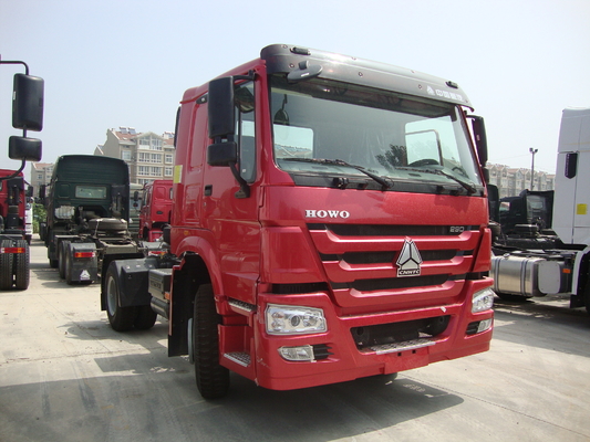 HOWO 4x2 ड्राइव प्राइम मूवर ट्रक 6 व्हीलर 290HP 336HP टोइंग हेड