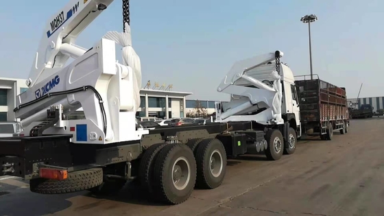 Xcmg 37t साइड लिफ्ट क्रेन Mqh37a के साथ Sinotruk Howo 8x4 ट्रक माउंटेड क्रेन