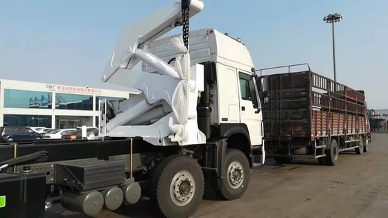 Xcmg 37t साइड लिफ्ट क्रेन Mqh37a के साथ Sinotruk Howo 8x4 ट्रक माउंटेड क्रेन