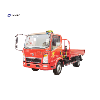 Sinotruk HOWO 4x2 ट्रक माउंटेड टेलीस्कोपिक क्रेन हुक फोल्डिंग आर्म लिफ्टिंग ट्रक