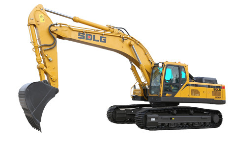 SDLG E6360F हैवी ड्यूटी हाइड्रोलिक क्रॉलर डिगर 36ton लॉन्ग रीच एक्सकेवेटर 1.9m3