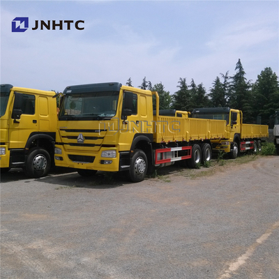 सिडवेल के साथ 6X4 371HP फ्लैटबेड हैवी कार्गो ट्रक
