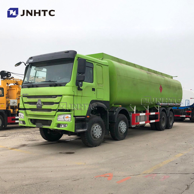 HOWO 8x4 12 व्हील्स फ्यूल टैंक ट्रक 30cbm 35cbm 25 Cbm Euro2 Euro3 ईंधन भरना