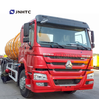 HOWO 6X4 यूरो 2 सीवेज सक्शन टैंकर ट्रक 12cbm-22cbm वैक्यूम क्लीनिंग