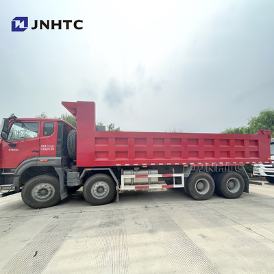 Sinotruk HOHAN 8x4 9.3m हैवी ड्यूटी डंप ट्रक कार्गो बॉडी 12 व्हील्स Euro2 380hp
