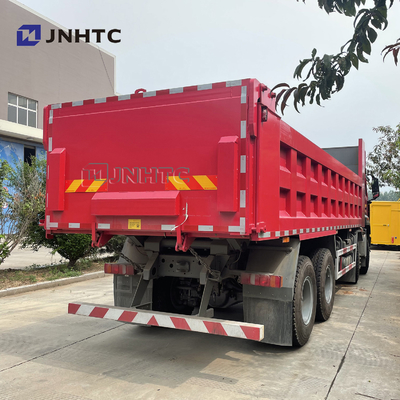 Sinotruk HOHAN 8x4 9.3m हैवी ड्यूटी डंप ट्रक कार्गो बॉडी 12 व्हील्स Euro2 380hp