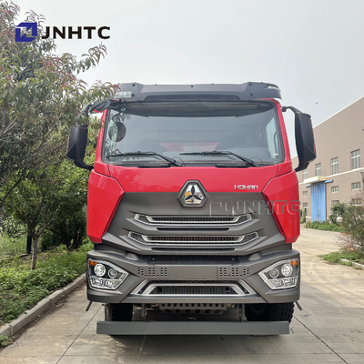 Sinotruk HOHAN 8x4 9.3m हैवी ड्यूटी डंप ट्रक कार्गो बॉडी 12 व्हील्स Euro2 380hp