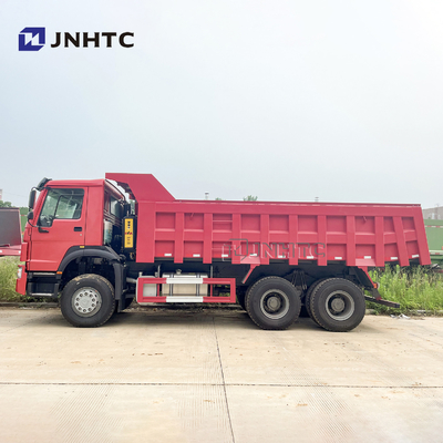 Sinotruk HOWO 6x4 मिनरल माइनिंग डंप ट्रक रेड यूरो 2 माइन 336hp 60ton