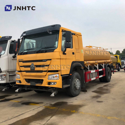 Sinotruk HOWO EURO2 EURO3 वाटर टैंकर टैंक 4x2 266hp 8-12 क्यूबिक