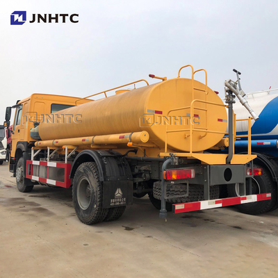 Sinotruk HOWO EURO2 EURO3 वाटर टैंकर टैंक 4x2 266hp 8-12 क्यूबिक