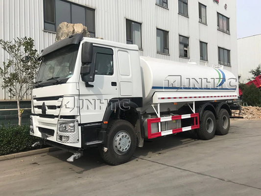 Sinotruk HOWO वाटर टैंक ट्रक EURO2 EURO3 6x4 290hp 15-25 घन