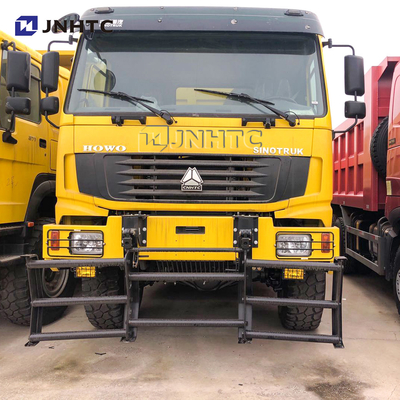 HOWO 6x4 20 टन 30 टन टेन व्हीलर डंप ट्रक 20 क्यूबिक 371hp 5.6 मीटर कार्गो बॉडी के साथ