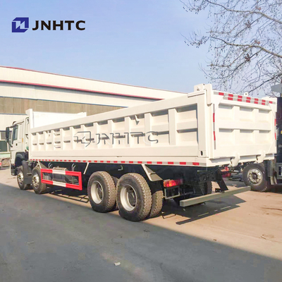 SINOTRUK HOWO 8X4 371hp रिमूवेबल कार्गो बॉक्स डंप ट्रक फ्लैट बेड ट्रे टिपर