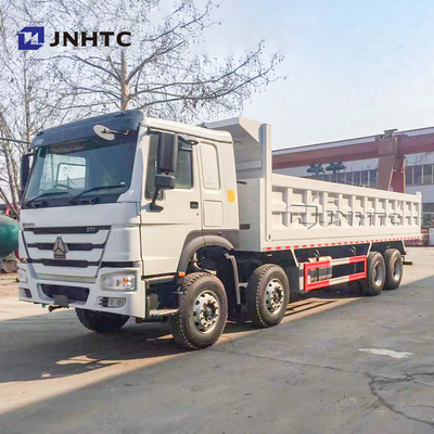 SINOTRUK HOWO 8X4 371hp रिमूवेबल कार्गो बॉक्स डंप ट्रक फ्लैट बेड ट्रे टिपर